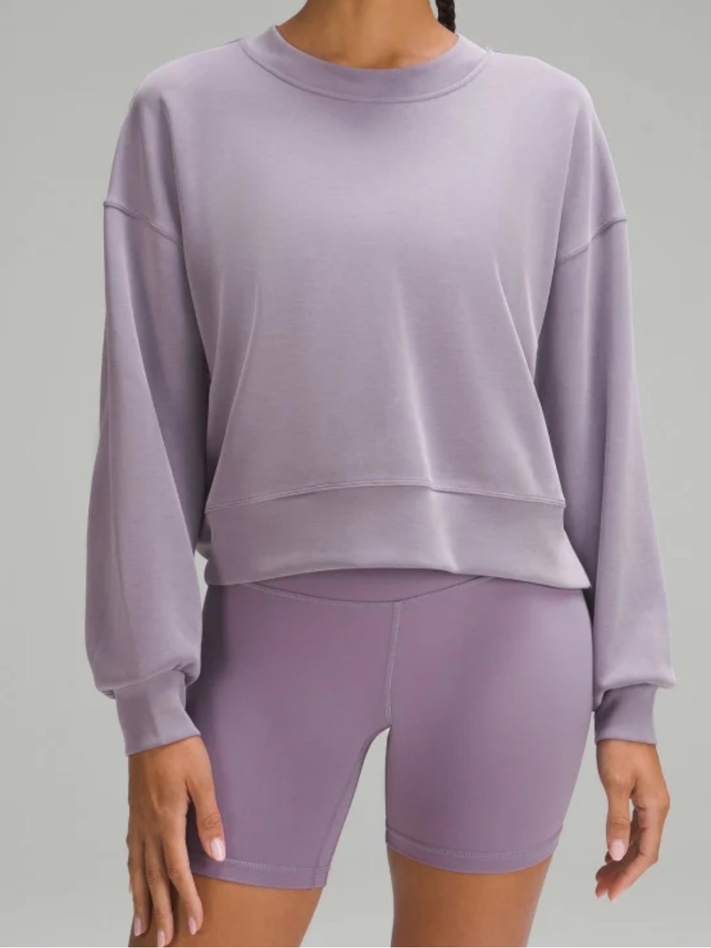 Lululemon Perfectly Oversized Crop Crew Softstrem